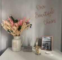Load image into Gallery viewer, Wire Our Beautiful Chaos wall sign
