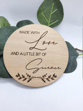 Load image into Gallery viewer, Wooden Announcement Plaque
