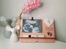 Load image into Gallery viewer, Wooden Baby Scan Plaque
