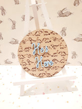 Load image into Gallery viewer, Wooden Baby Announcement Disc
