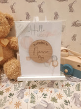 Load image into Gallery viewer, Wooden Baby Announcement Magnet
