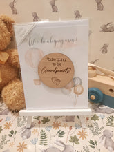 Load image into Gallery viewer, Wooden Baby Announcement Magnet
