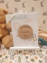 Load image into Gallery viewer, Wooden Baby Announcement Magnet
