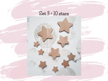 Load image into Gallery viewer, Wooden Star &amp; Moon Wall Decor
