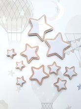 Load image into Gallery viewer, Wooden Star &amp; Moon Wall Decor
