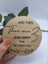 Load image into Gallery viewer, Wooden Baby Announcement Plaque
