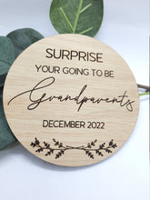 Load image into Gallery viewer, Wooden Baby Announcement Plaque
